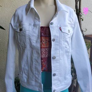 Original Jean Levi's Jacket from SF Red Tag, White❤️Hostess Pick NWOT